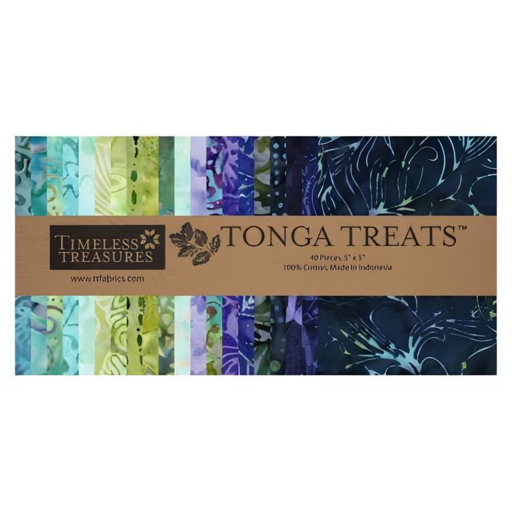 Timeless Treasures Tonga Batiks Twilight Mini Treats Charm Pack