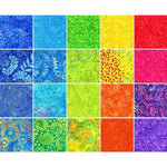 Timeless Treasures Tonga Batiks Gumdropl Mini Treats 5" Squares Charm Pack