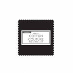 Black Cotton Couture Micheal Miller Solids 5" Squares Charms 42pcs