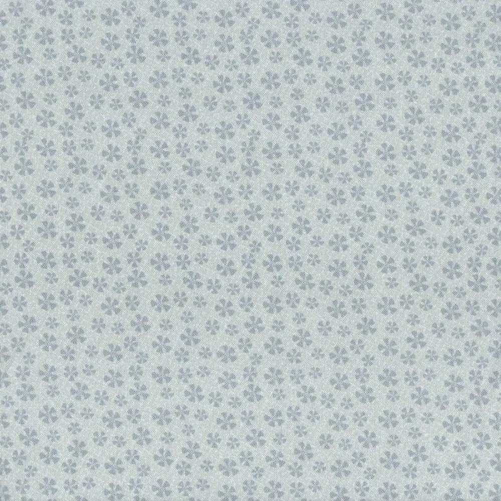 Nutex Bedrock Basics Flower Grey Quilting 100% Cotton