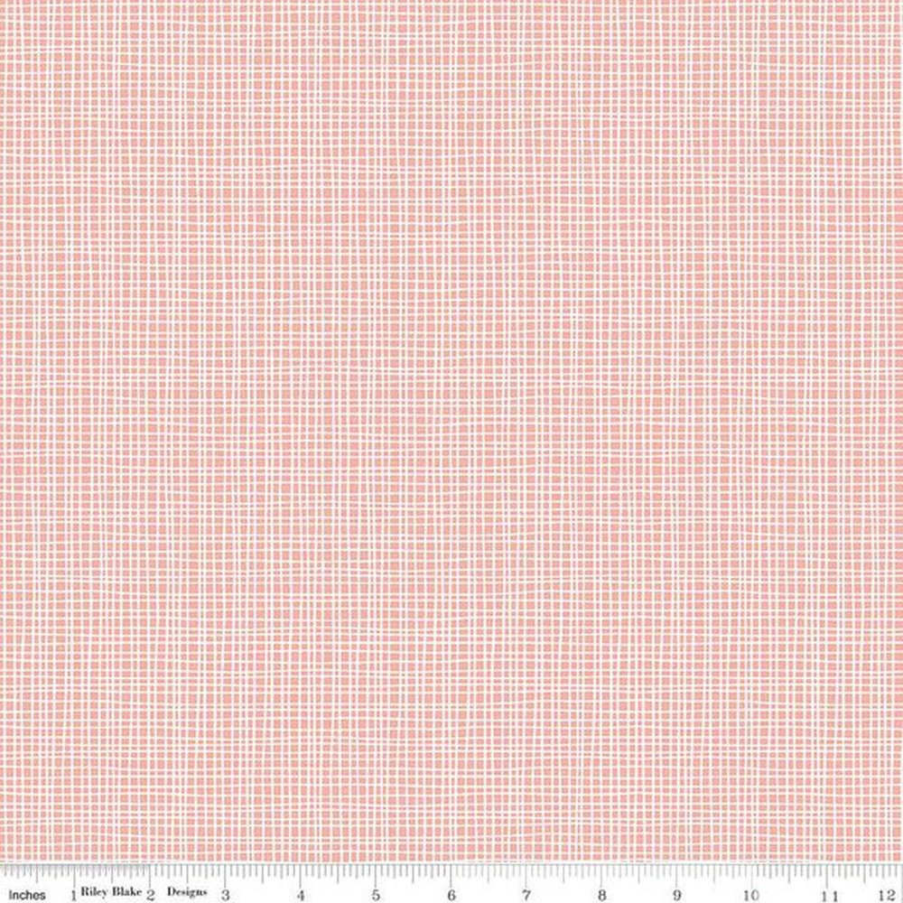 Quilting Cotton Riley Blake Designs-Confetti Cottons- Sleep Tight Weave-C10265R-CORAL