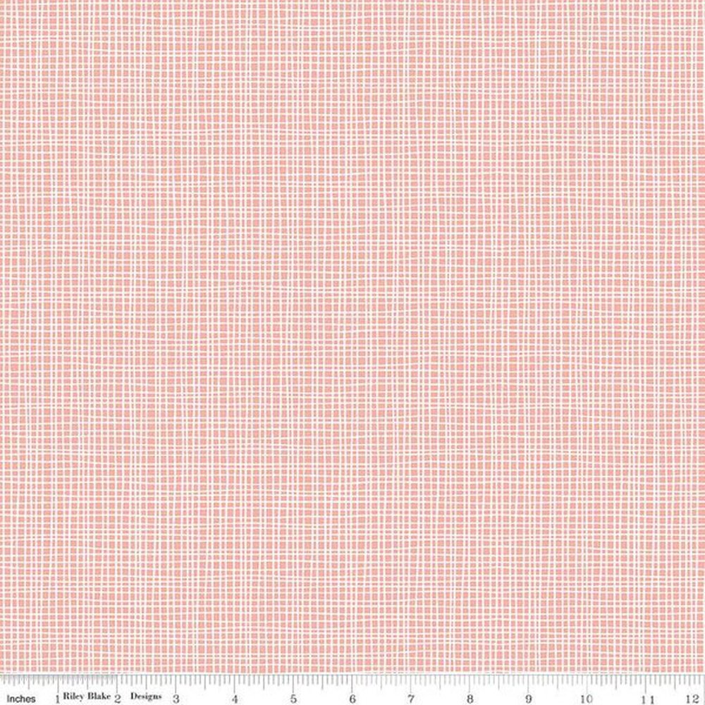 Quilting Cotton Riley Blake Designs-Confetti Cottons- Sleep Tight Weave-C10265R-CORAL