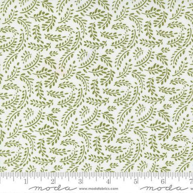 Quilting Cotton Timber White and Pine Meadows By Sweetwater for Moda Fabrics