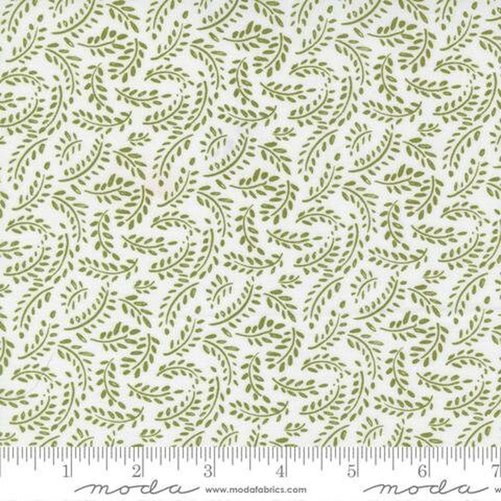 Quilting Cotton Timber White and Pine Meadows By Sweetwater for Moda Fabrics