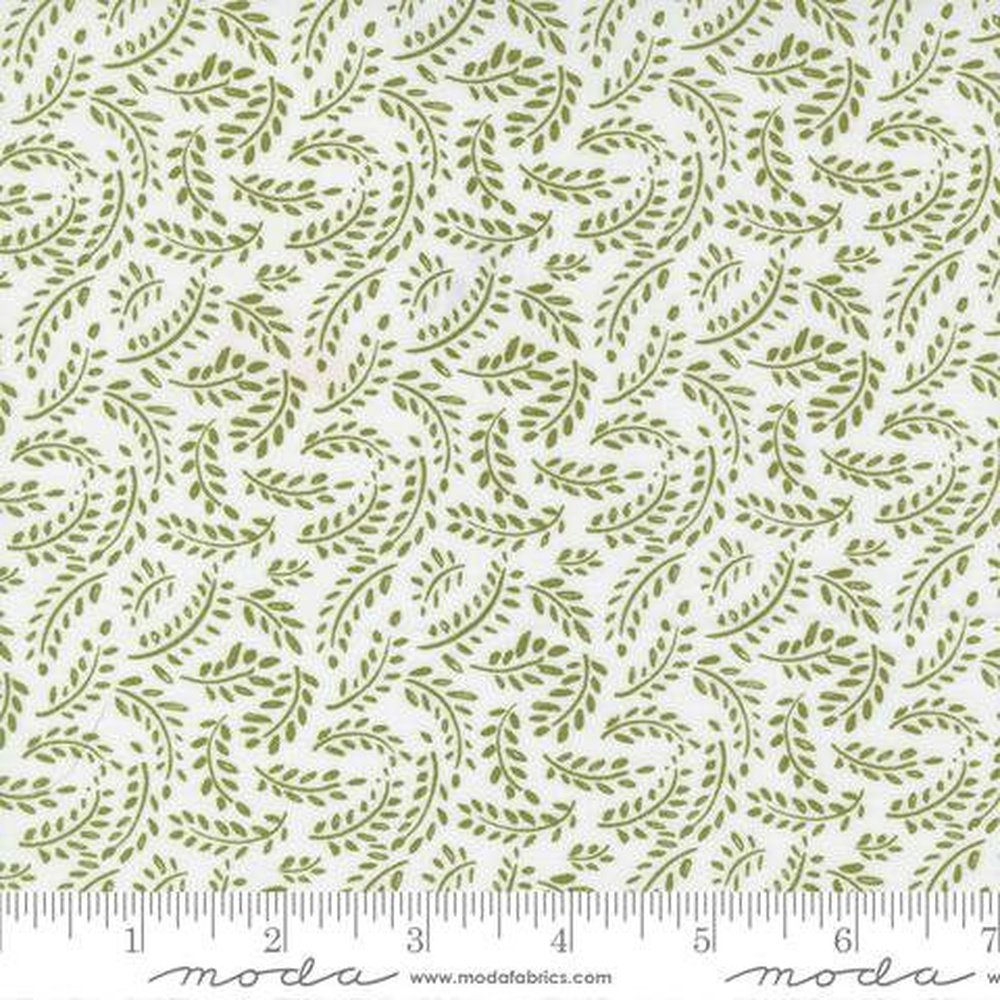 Quilting Cotton Timber White and Pine Meadows By Sweetwater for Moda Fabrics