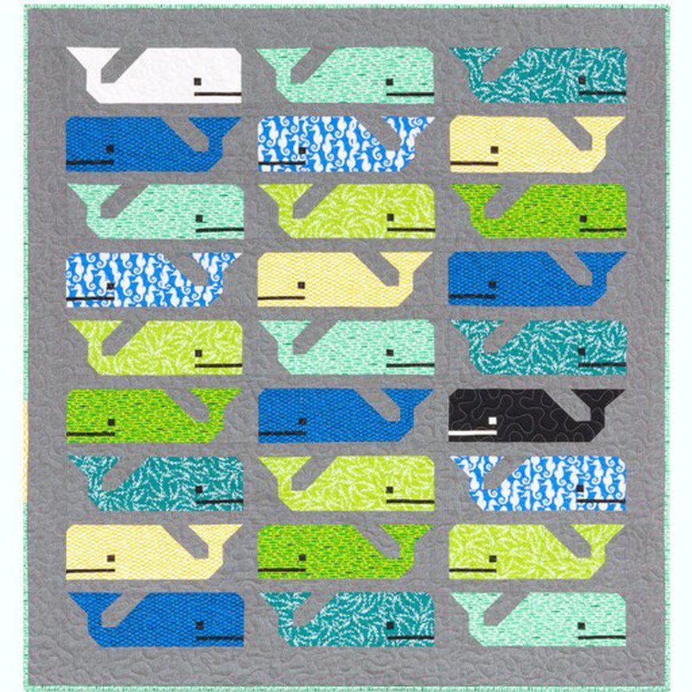 Quilt Pattern Preppy The Whale by Elizabeth Hartman