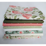 Quilting Cotton Small Fat Quarter Bundle Love Note Curated By Mad Dog Fabrics 8pc