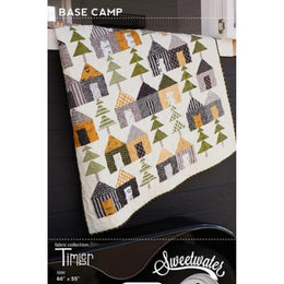 Quilting Cotton Pattern Base Camp By Sweetwater For Moda