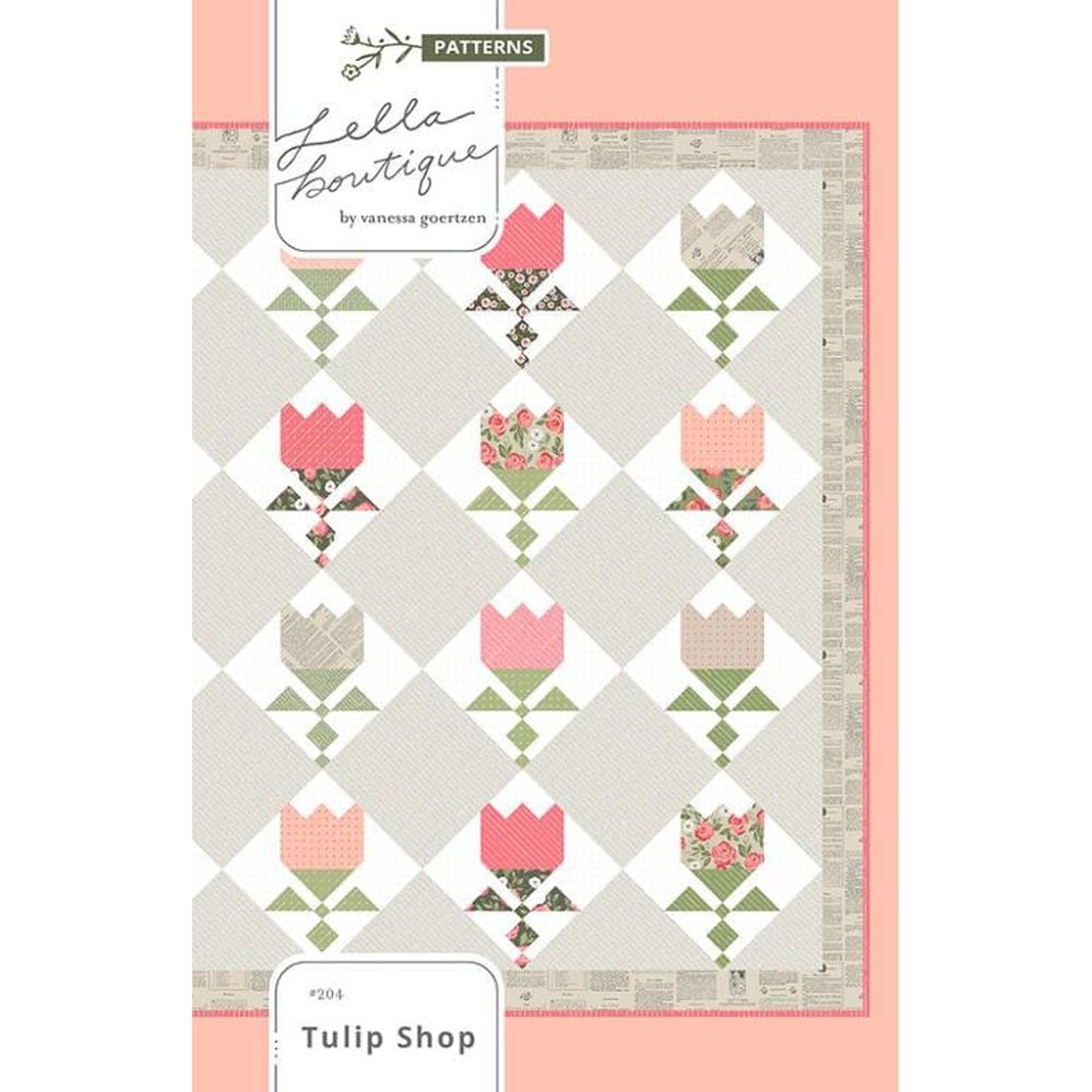 Quilting Cotton Pattern Tulip Shop By Lella Boutique Vanessa Goertzen