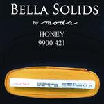 Quilting Cotton Bella Solids Honey By Moda Fabrics