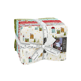 Quilting Cotton Fat Quarter Bundle Fabric Snow Kissed by Sweetwater for Moda