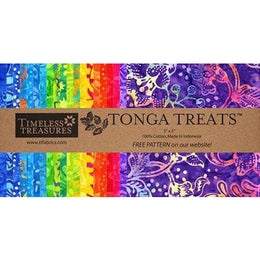 Timeless Treasures Tonga Batiks Gumdrop 5" Charm Squares